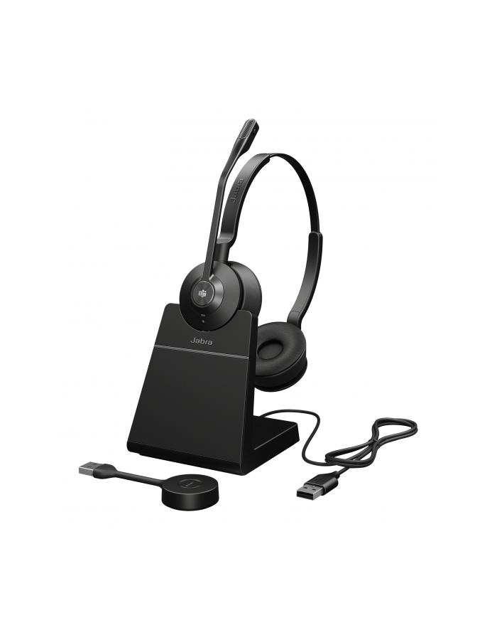 Jabra Engage 55 SE - USB-A MS Stereo, Headset (black, Stereo, USB-A, MS, with charging station) główny