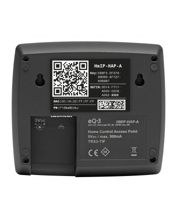 Homematic IP Smart Home Access Point (HmIP-HAP-A), Central Unit (anthracite)