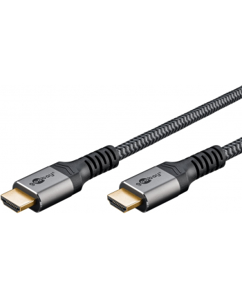 Goobay Plus Ultra High-Speed HDMI Cable, 8K @ 60Hz (Gray, 3 Meters)