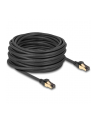 DeLOCK RJ-45 network cable Cat.6a S/FTP, with Cat.7 raw cable (black, 15 meters, 600 MHz, suitable for industrial and outdoor use) - nr 5