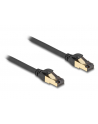 DeLOCK RJ-45 network cable Cat.6a S/FTP, with Cat.7 raw cable (black, 15 meters, 600 MHz, suitable for industrial and outdoor use) - nr 8