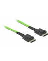 DeLOCK cable OCuLink PCIe SFF-8611 > OCuLink SFF-8611 (light green, 1 meter) - nr 1