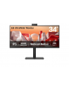 lg electronics LG 34BA85QE-B.AEU, LED monitor - 34 - black, UWQHD, IPS, curved, full HD webcam/microphone - nr 63