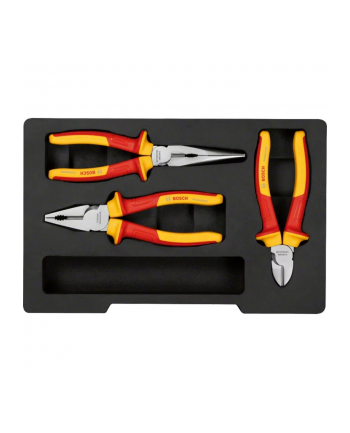 bosch powertools Bosch VDE pliers set Professional, 3-piece (red/yellow)