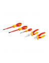bosch powertools Bosch VDE tool set mixed, 5 pieces (red/yellow, side cutters, needle-nose pliers, 3 screwdrivers) - nr 6