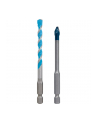 bosch powertools Bosch Expert HEX-9 HardCeramic + HEX-9 MultiConstruction drill bit set, ? 6mm (2-piece) - nr 2