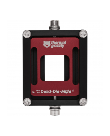 Thermal Grizzly Intel 1851 Delid-Die-Mate V1 Assembly Tool (Black/Red, Delidding Tool)