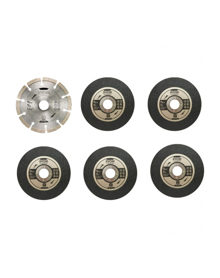 Ryobi cutting disc set RAK6AGD1, for 125mm angle grinder (6 pieces) główny