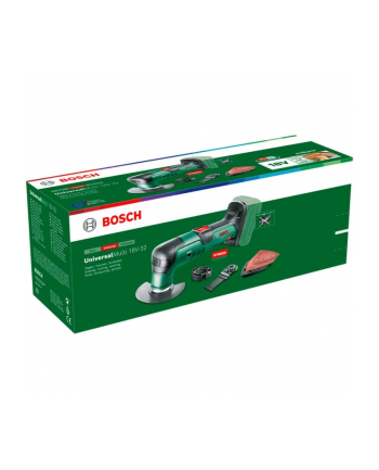Bosch Powertools cordless multi-function tool UniversalMulti 18V-32 Solo (green/black, without battery and charger, POWER FOR ALL ALLIANCE)