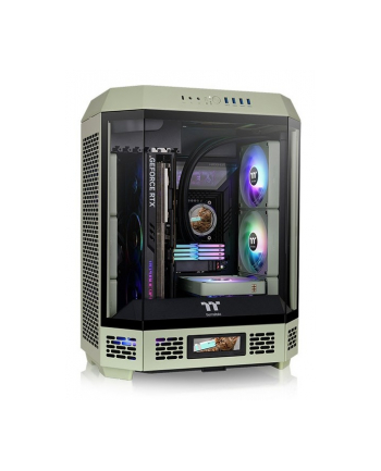 Thermaltake The Tower 600 , Tower Case (light green, Tempered Glass x 3)