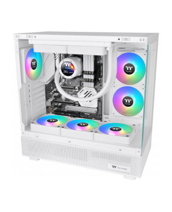 Thermaltake CT140 EX Reverse ARGB Sync PC Cooling Fan (White, Pack of 3, 140 mm)