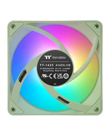 Thermaltake CT140 EX ARGB Sync PC Cooling Fan, Case Fan (Light Green, Pack of 3)