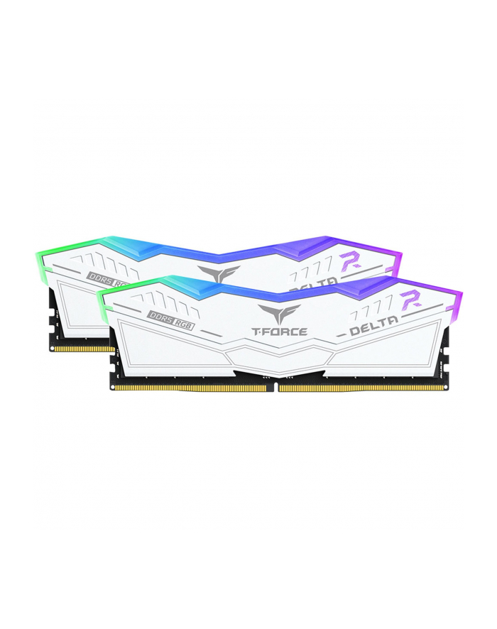 Team Group DDR5 - 16GB - 6400 - CL - 32 RGB BIAŁY, dual kit TEM, memory (BIAŁY, FF4D532G6400HC32ADC01, Delta RGB, INTEL XMP) główny