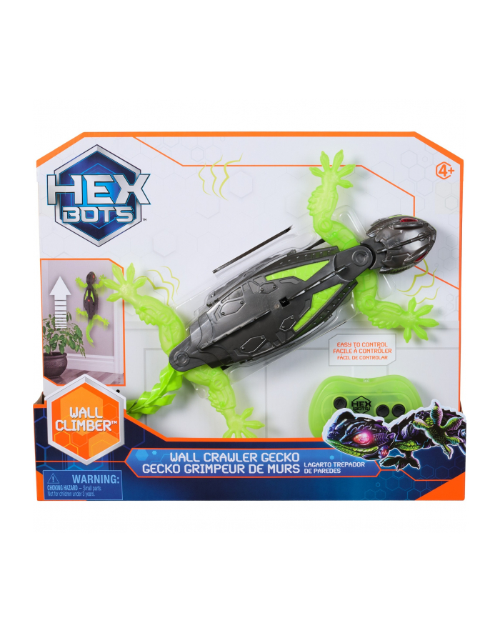 spinmaster Spin Master Hex Bots - Wall Crawler Gecko, toy figure główny