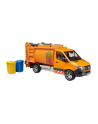 bruder MB Sprinter municipal garbage truck, model vehicle - nr 1