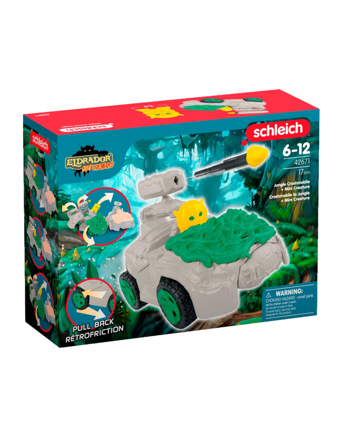 Schleich Eldrador Creatures Jungle Crashmobile with Mini Creature, toy figure główny