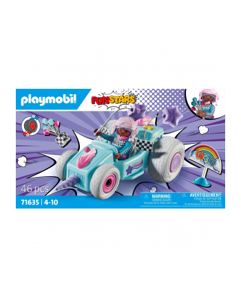 PLAYMOBIL 71635 Funstars Racing Unicorn, construction toy