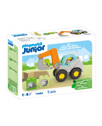 PLAYMOBIL 71684 Junior: Shovel Excavator, construction toy