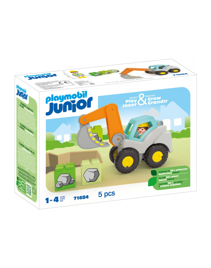 PLAYMOBIL 71684 Junior: Shovel Excavator, construction toy główny