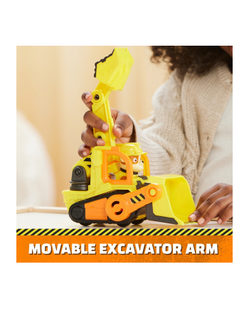 Spinmaster Rubble ' Crew - Bulldozer Construction Vehicle with Rubble Figure