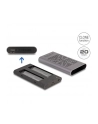 DeLOCK External USB 20 Gbps Enclosure for 2 x M.2 NVMe PCIe SSD, Drive Enclosure (Gray, Bootable, Plug ' Play) - nr 9
