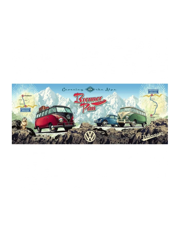 Ravensburger Puzzle Panorama - With the Bulli over the Brenner (1000 pieces) główny