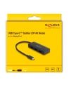 DeLOCK USB-C > 3x DisplayPort Splitter MST 4K 60Hz (black, 15cm) - nr 5