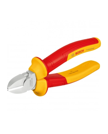 bosch powertools Bosch VDE diagonal side cutters Professional 160mm, cutting pliers (red/yellow) nr 1