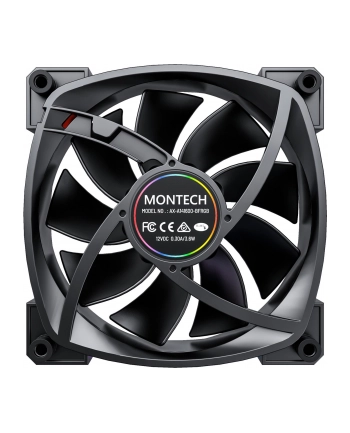 Montech AX140 PWM 140x140x25 (black, 140 mm)