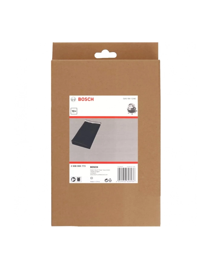 bosch powertools Bosch disposal bag (PE), for GAS 18V-12 MC Professional, bag (black, 10 pieces) główny
