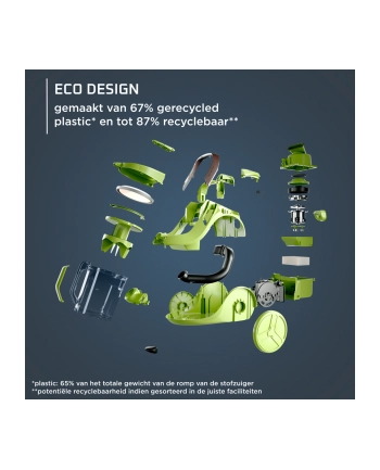 Rowenta Green Force Cyclonic Effitech RO7C36, canister vacuum cleaner (black/grey) nr 2