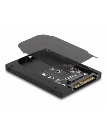 DeLOCK 2.5? converter U.2 SFF-8639 to M.2 NVMe (black, Key M – 7 mm)