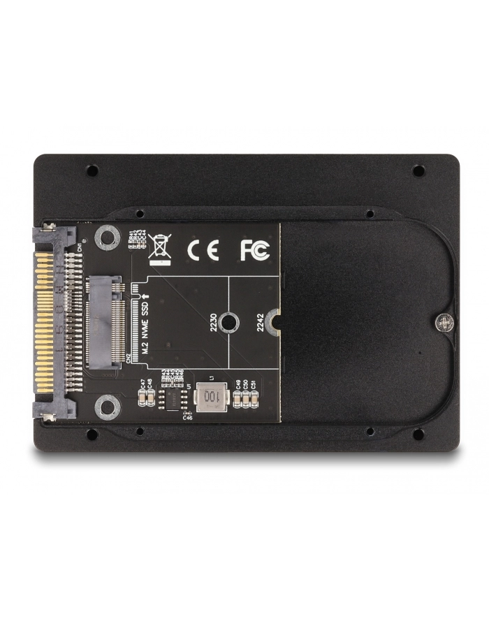 DeLOCK 2.5? converter U.2 SFF-8639 to M.2 NVMe (black, Key M – 7 mm) główny