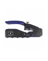 DeLOCK Crimping pliers for 8P/ RJ45 MODULARNY plugs, crimping pliers (black/blue, with blade and stripper (Easy-Connect)) - nr 16