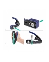 DeLOCK Crimping pliers for 8P/ RJ45 MODULARNY plugs, crimping pliers (black/blue, with blade and stripper (Easy-Connect)) - nr 17