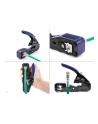 DeLOCK Crimping pliers for 8P/ RJ45 MODULARNY plugs, crimping pliers (black/blue, with blade and stripper (Easy-Connect)) - nr 2