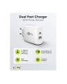 goobay USB-C dual fast charger, PD, GaN, 65 watts (BIAŁY, 1x USB-C, 1x USB-A, Power Delivery) - nr 4