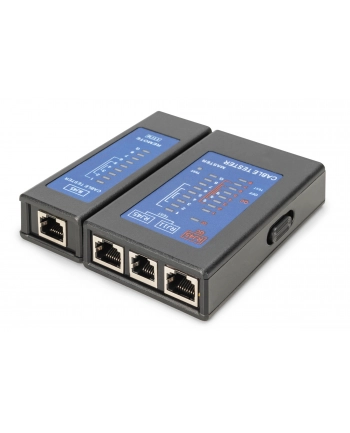 digitus Tester kabli sieciowych i komunikacyjnych LED, kat.5e-kat.6A, (RJ45, RJ12, RJ11), Auto-Scan z PoE nr 2