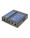 digitus Tester kabli sieciowych i komunikacyjnych LED, kat.5e-kat.6A, (RJ45, RJ12, RJ11), Auto-Scan z PoE - nr 37