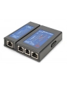 digitus Tester kabli sieciowych i komunikacyjnych LED, kat.5e-kat.6A, (RJ45, RJ12, RJ11), Auto-Scan z PoE - nr 41