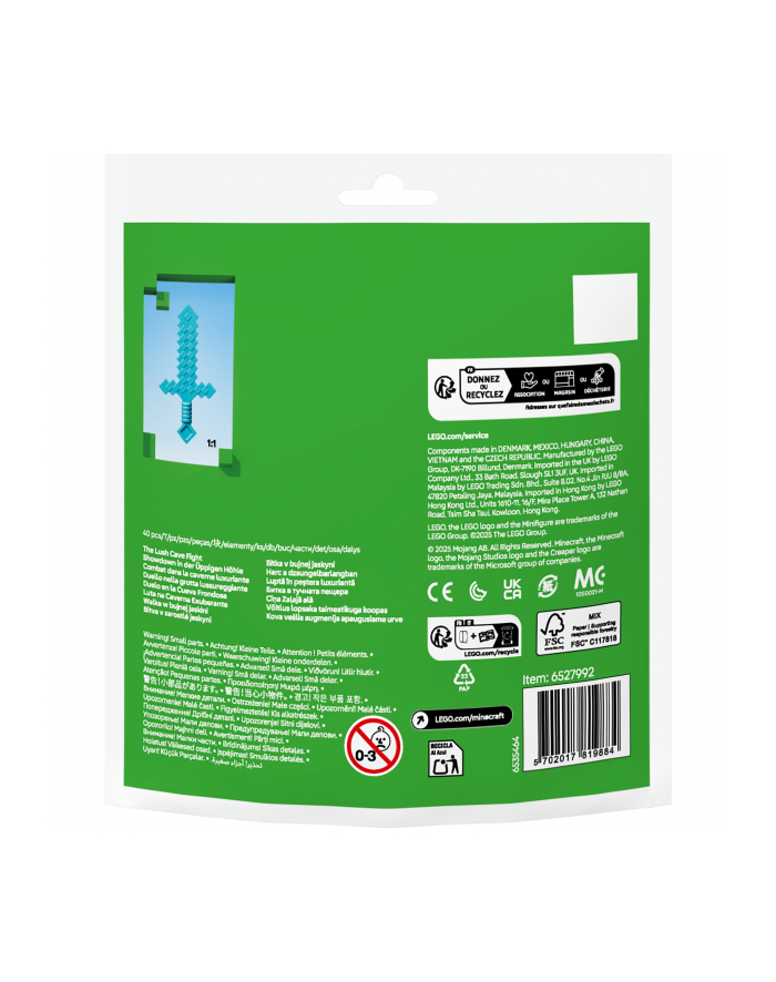 LEGO 30705 MINECRAFT Walka w bujnej jaskini główny