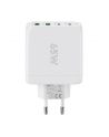 goobay USB-C multiport quick charger, PD, GaN, 68 watts (BIAŁY, 2x USB-C, 2x USB-A, Power Delivery, QuickCharge) - nr 4