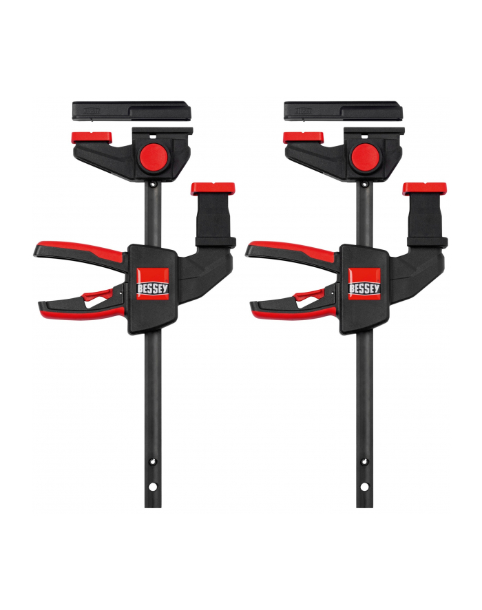 BESSEY 2x one-hand table clamp EZR15SET (black/red, 150 / 60) główny