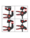 BESSEY 2x one-hand table clamp EZR15SET (black/red, 150 / 60) - nr 2