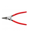 KNIPEX assembly pliers for snap rings on shafts 45 11 170 (red, length 170mm, straight) - nr 4