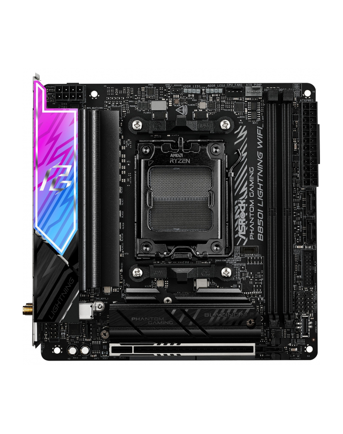 asrock Płyta główna B850I LIGHTNING WIFI AM5 2DDR5 ITX główny