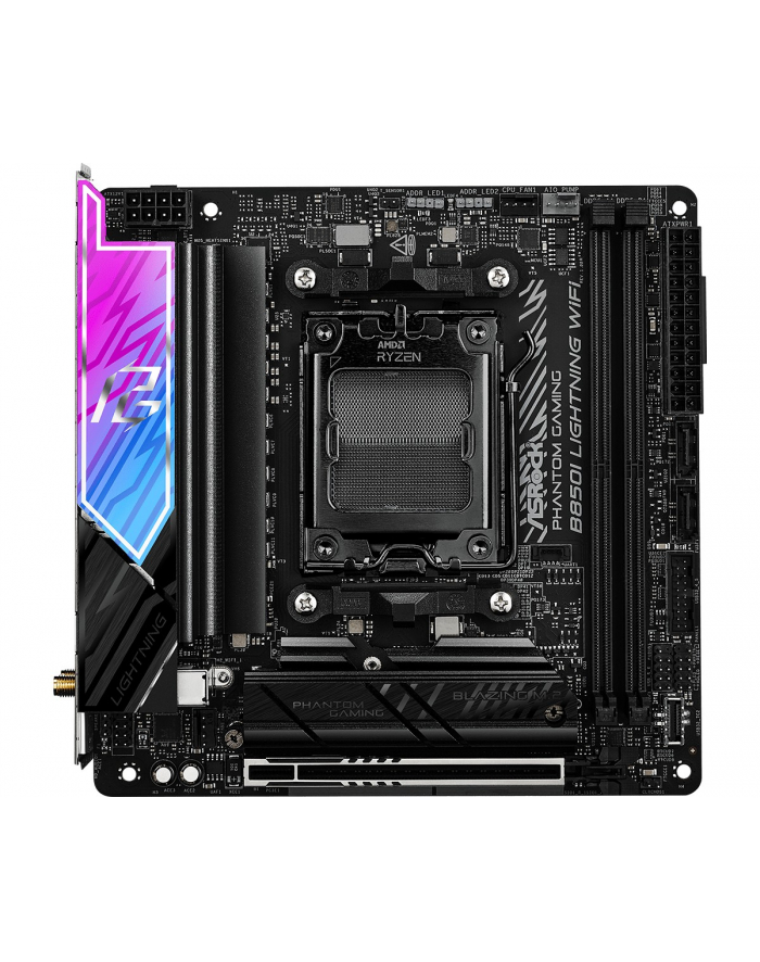 asrock Płyta główna B850I LIGHTNING WIFI AM5 2DDR5 ITX główny