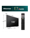 Telewizor Hisense 100E7NQ 100''; 4K Ultra HD VIDAA Dolby Atmos DVB-T2 Czarny - nr 16