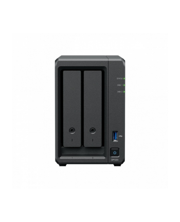 synology Serwer NAS DP320 AMD R1600 1x8GB 2x8TB 8GB RAM 3Y