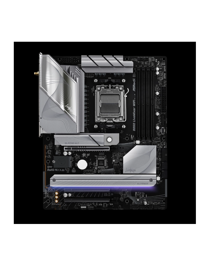 asrock Płyta główna B850 LIVEMIXER WIFI AM5 4DDR5 USB3.2 ATX główny
